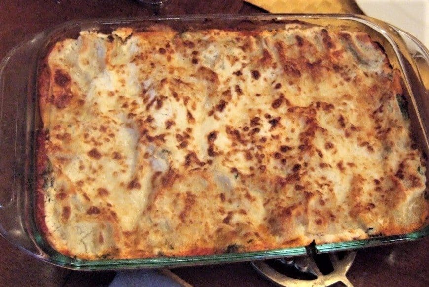 Perfect One-Dish Dinners: Quick, Creamy, Mushroom-Spinach Lasagna