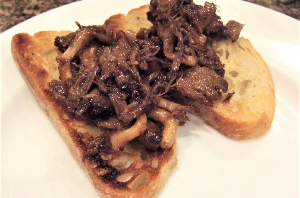 Ad Hoc at Home: Braised Oxtail and Mushroom Tartine