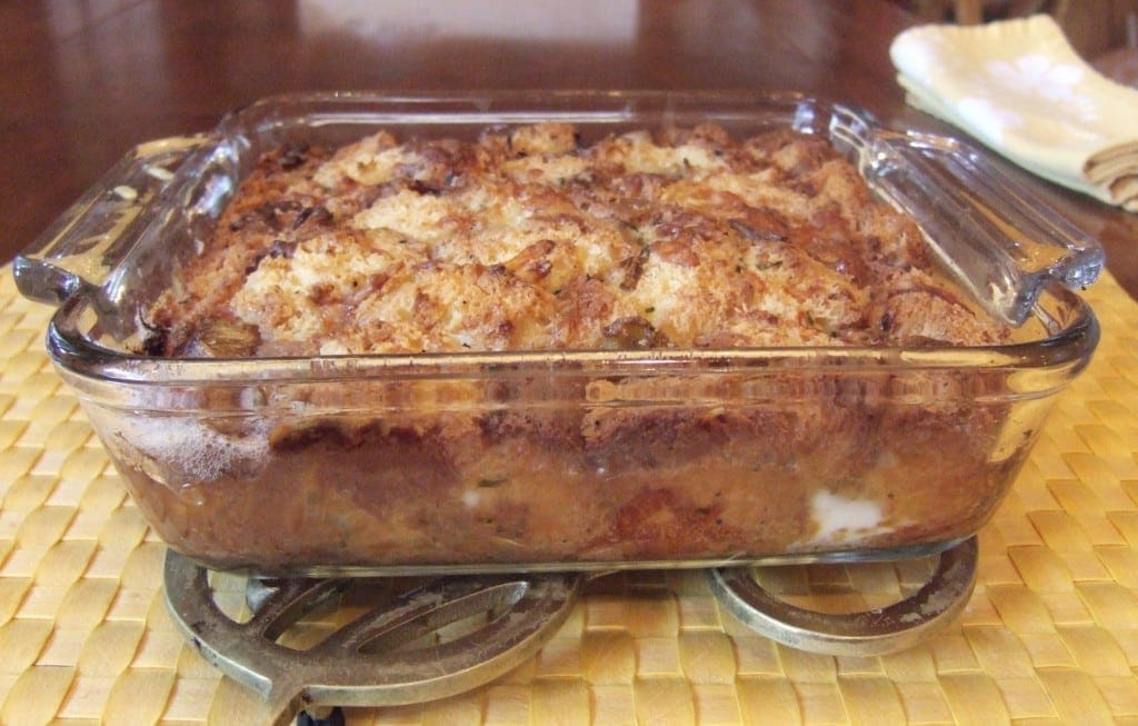 Ad Hoc at Home: Leek Bread Pudding