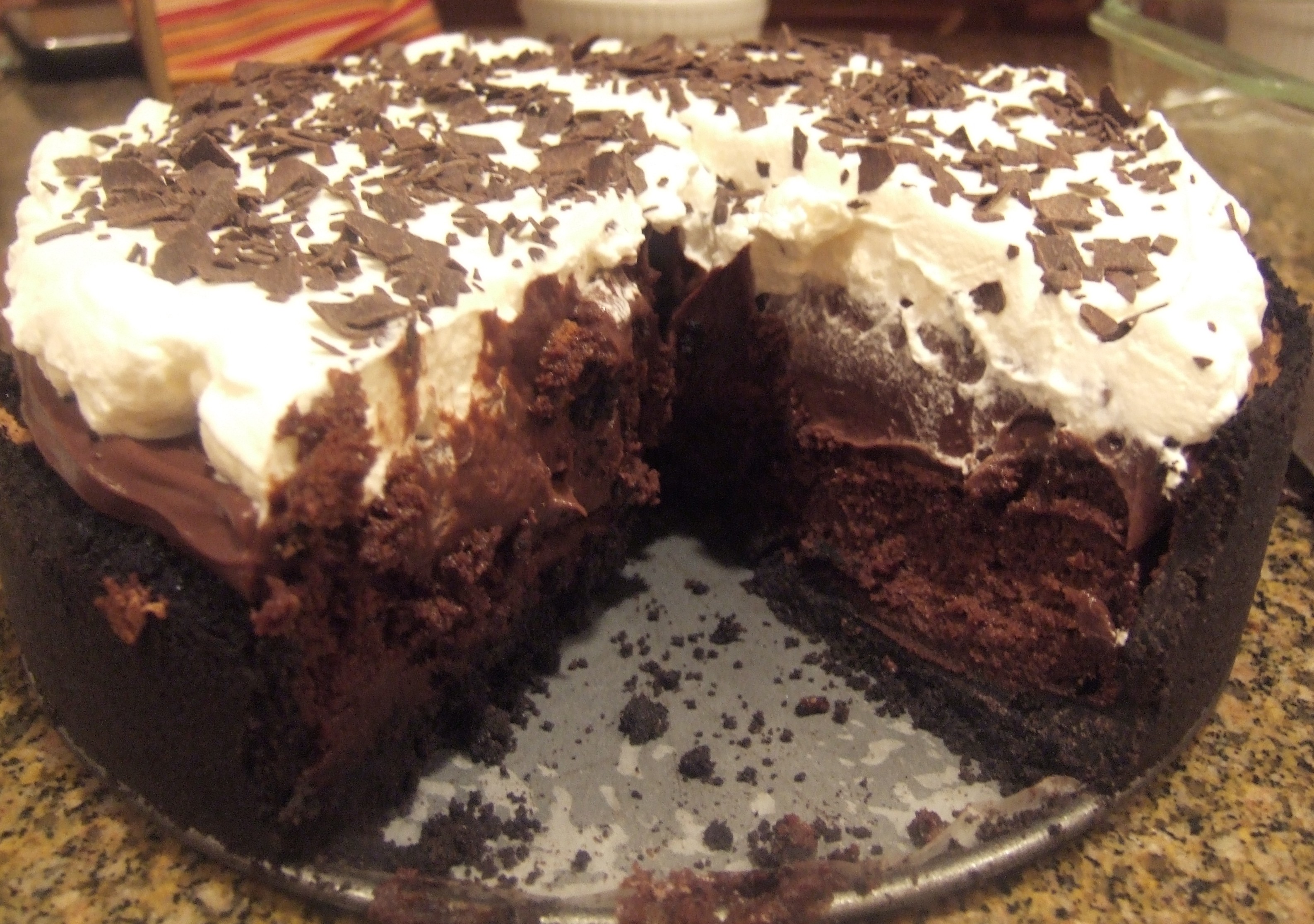 Baked Mud Mississippi Mud Pie Aka Muddy Mississippi Cake Recipe.