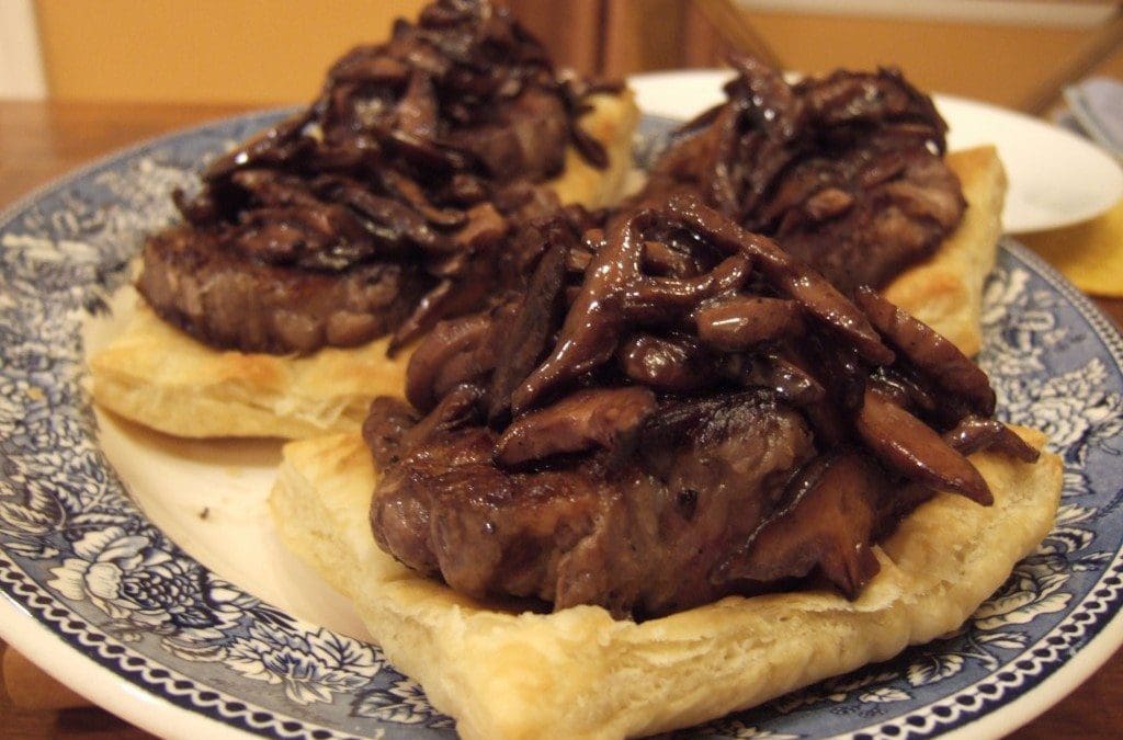 Open-Faced Beef Wellington