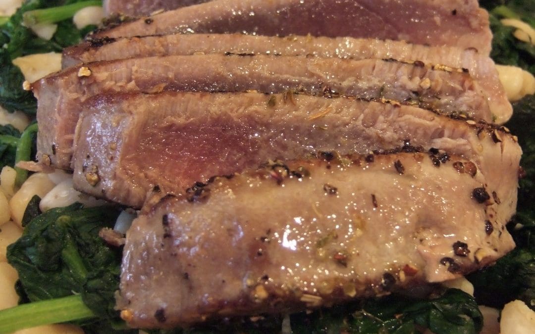 The Essential New York Times Cookbook: Seared Tuna in Black Pepper Crust