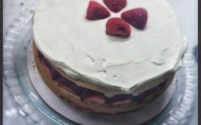 Strawberry Cream Cake