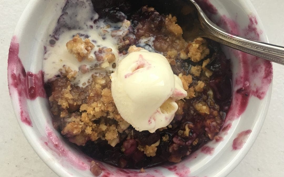 Peach-Blueberry Crisp