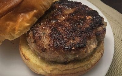 Crispy Skillet Turkey Burgers