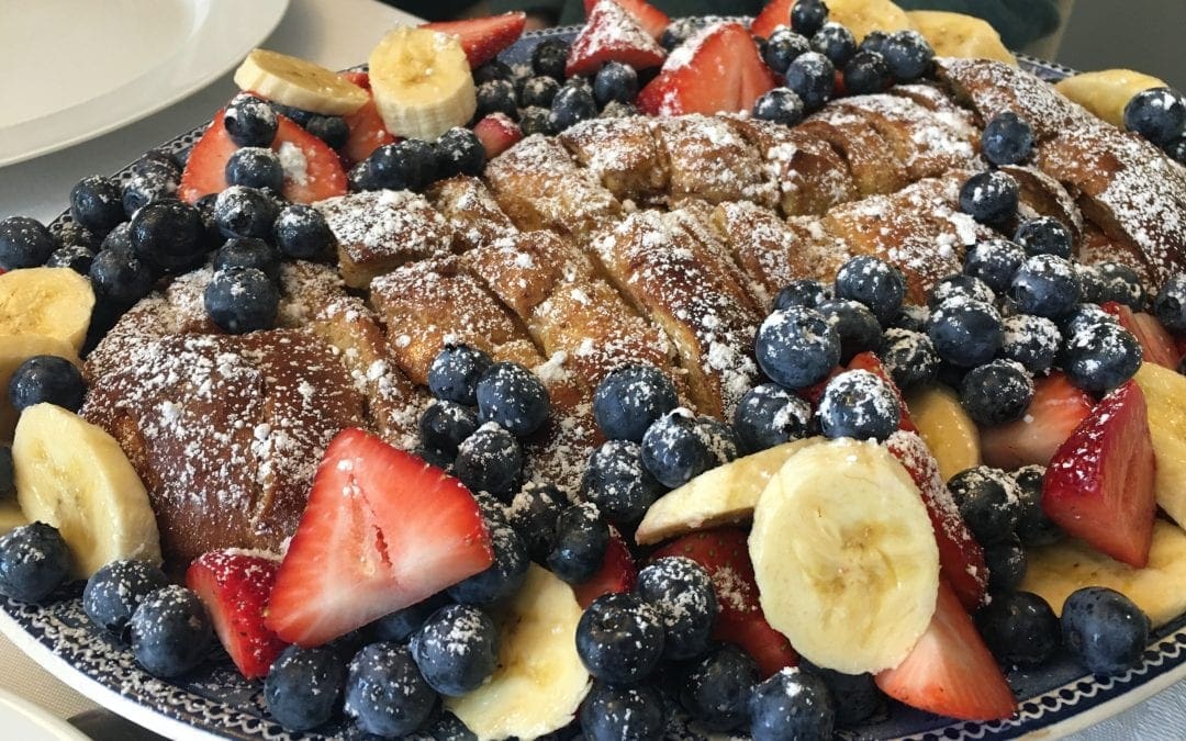 (David) Hasselback Challah French Toast