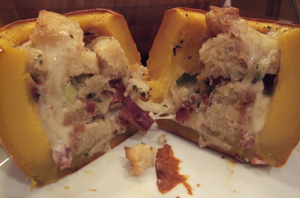 Around My French Table: Pumpkin Stuffed with Everything Good