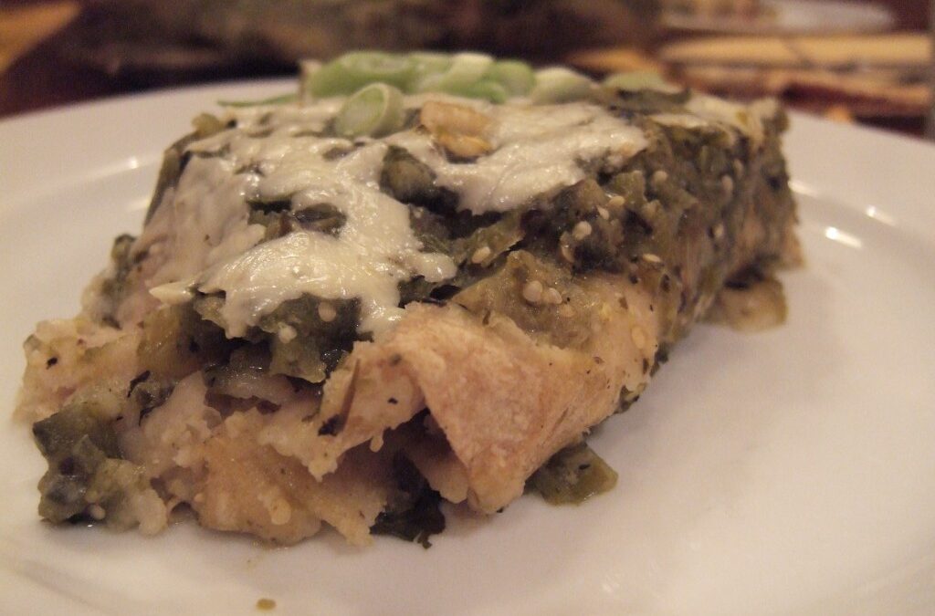 Off Topic: Enchiladas Verde