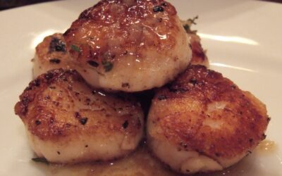 Off Topic: Pan-Seared Scallops with Brown Butter Lemon Sauce