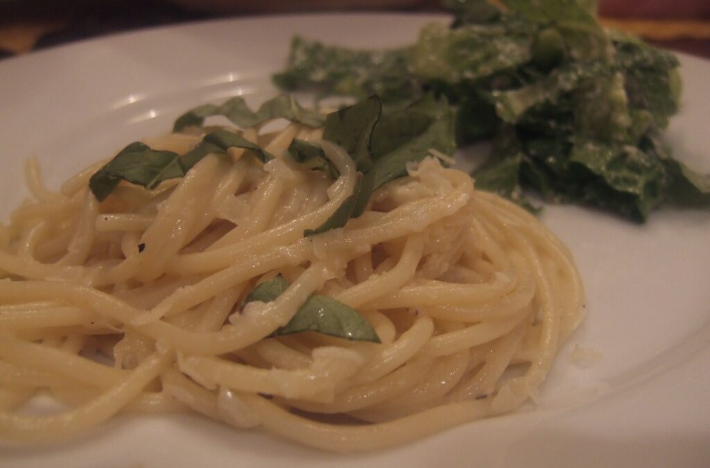 Off Topic: Spaghetti with Lemon and Olive Oil